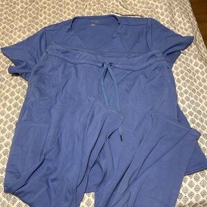 Jaanuu Spinryx Ultrasoft Scrub Set Ceil Blue